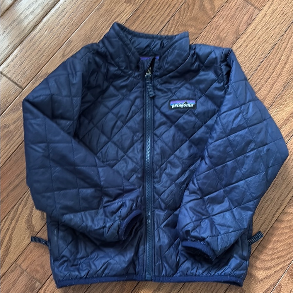 Patagonia Kids Quilted Jacket - Navy 3T